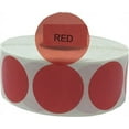 thumbnail image 1 of Red Transparent Colored Labels | 1" inch Round - 500 Pack | InStockLabels.com, 1 of 1