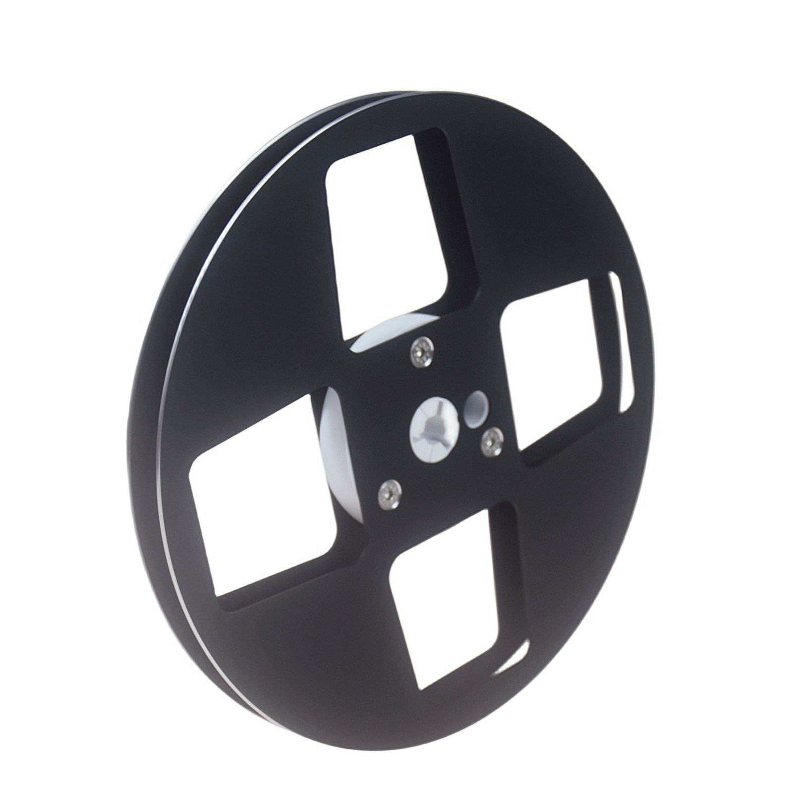 New 7In Light Metal Aluminum Take Up Reel for Reel to Reel Tape Recorders(Black)