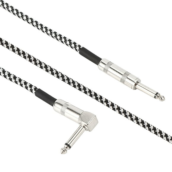 Stable Guitar Sound Stainless Steel Material Bass Cable, Guitar Cable, Beginner School Office For Home Music Teacher Tuner Keyboard 3 Meter