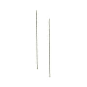 Ettika Women's Crystal Chain Linear Drop Earrings
