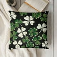 thumbnail image 3 of Decorative Throw Pillow Covers, Black White Check Stripes Outdoor Home Decor, Holiday Couch Cushion Case, 3 of 5