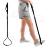 TKWC Leg Lifter Strap - Rigid Foot Loop, Hand Grip, Ideal for Seniors Recovering, Adults, Elderly, Disability - Great for Cars, Wheelchairs, Beds, Chairs, Couch and More