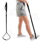 TKWC Leg Lifter Strap - Rigid Foot Loop, Hand Grip, Ideal for Seniors Recovering, Adults, Elderly, Disability - Great for Cars, Wheelchairs, Beds, Chairs, Couch and More