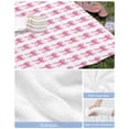 thumbnail image 6 of Pink Bow Ribbon Beach Towels Oversized Super Absorbent, Bowknot Bow Tie Aesthetics Minimalist Lightweight Bath Towel Quick Dry Sets For Bathroom/Pool/Rv Camping/Beach Play/Gym Room/Picnic 30"x60", 6 of 8