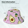 thumbnail image 5 of Kdxio Reflective Bucket Hat - Different Avocados Print Bucket Hat for Men,Women, 5 of 9