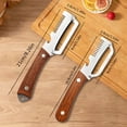 thumbnail image 3 of 3-In-1 Multi-Functional Vegetable Peeler, Binkne Wooden Handle Peeler and Bottle Opener, Kitchen Gadget Tool for Fruit Pumpkin Potato Carrot Veggie Peeling, 3 of 9