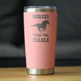 thumbnail image 2 of Bevvee Insulated Travel Tumbler 20 oz Horses Keep Me Stable Horse Lover Gifts Tumblers, 2 of 4