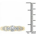 thumbnail image 4 of 1-1/3 Carat T.W. Diamond Three-Stone 14kt Yellow Gold Engagement Ring, 4 of 5