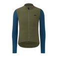 thumbnail image 3 of RISESBIK Ropa de ciclismo de invierno para hombre, maillot de ciclismo térmico de forro polar con cremallera y bolsillo, chaqueta de ciclismo Softshell resistente al viento para hombre, 3 of 5