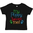 thumbnail image 3 of Inktastic My Poppy Loves Me Boys or Girls Toddler T-Shirt, 3 of 5