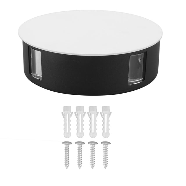 Staiysm LED Modern Wall Lamp White Aluminum 12W Waterproof 85-265V Round 4 Sided