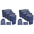 thumbnail image 1 of (2-Pack) Rinsvye Packing Cubes for Travel Zipper Storage Bags for Clothes 7Pcs Travel Cubes Set Zipper Closet for Clothes Foldable Suitcase Organizer Lightweight Under Bed Clothes Storage Luggage St, 1 of 9
