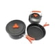 thumbnail image 3 of 3Pcs Camping Cookware Set 2-3 Persons Cooker Set for Hiking Fishing Kitchen SZRH A-W, 3 of 5