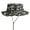 Black Camouflage, variant on Shenmeida Outdoor Summer Unisex Wide Brim Fasten String Boonie Hat Sun Cap Jungle Headwear for Men Women