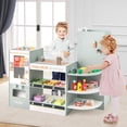 thumbnail image 2 of OLAKIDS Ensemble de Jeu d'Épicerie, Magasin de Jeu pour Enfants, Supermarché en Bois avec Caisse Enregistreuse, Machine à Café Distributrice, Accessoires pour Aliments de Jeu, Magasin de Jeu d'Imitation Cadeau pour Tout-Petits Garçons Filles, 2 of 9