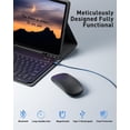 thumbnail image 3 of Funda con teclado TUNKARMOR para Amazon Fire HD 10 y 10 Plus 10.1", 3 of 8