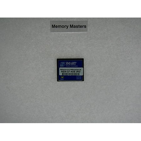 Image of 4GB Compact Flash Memory for Cisco 1900 2900 3900 ISR Series Router. Equivalent to Cisco MEM-CF-4GB (MemoryMasters)