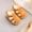 X-335Orange, variant on YMNXA Kids Toddler Girls Sandals Soft Sole Non Slip Closed Toe Solid Color Fashion Comfortable Breathable Shoes For Daily Wear,Orange,0-3 Months