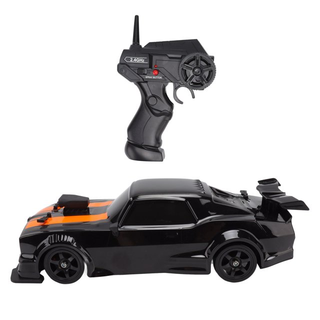 Coche RC Drift, Luz LED Inastillable, Batería De 500 MAh, Modelo De Coche RC 2,4 GHz 1/16 Con Botella De Plástico Para Exteriores