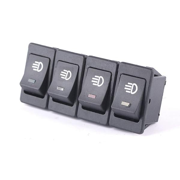 4x 4 piezas LED Encendido / Apagado Interruptor Interruptor De Conducción Lámpara Antiniebla / Barra de lámpara De Trabajo shamjiam Interruptor de luz antiniebla