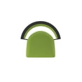 thumbnail image 3 of 860 Hunter 30" Swivel Bar Stool with Black Wrinkle Finish and Canter Kiwi Green Seat and Back, 3 of 5