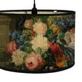 thumbnail image 6 of Drum Lamp Shade for Table Lamps Bamboo Lamp Shade Drum Lampshade European Style 12" Top x 12" Bottom x 8" High for Home Decor Bedroom Cafe Style A, 6 of 7