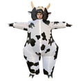 thumbnail image 2 of Disfraz inflable de vaca Arokibui para mujer, talla adulta, 2 of 6
