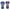 Men Royal / Women Purple, variant on I Love My Crazy GF BF Matching Couple Cotton Jerseys (Men Royal / Women Black) (Men S / Women S)