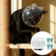 thumbnail image 5 of Breathable Cat Grooming , Anti-Bite Transparent Head Cover with 4 Silicone Paws for Nail Cutting in The Bathroom, 5 of 5