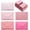 Pink, variant on 100 Pack Mini Envelopes with Note Cards, 4 x 2.7 Inches, 5 Colors, Green | Small Cards with Envelopes For Wedding, Birthday, Baby Showers