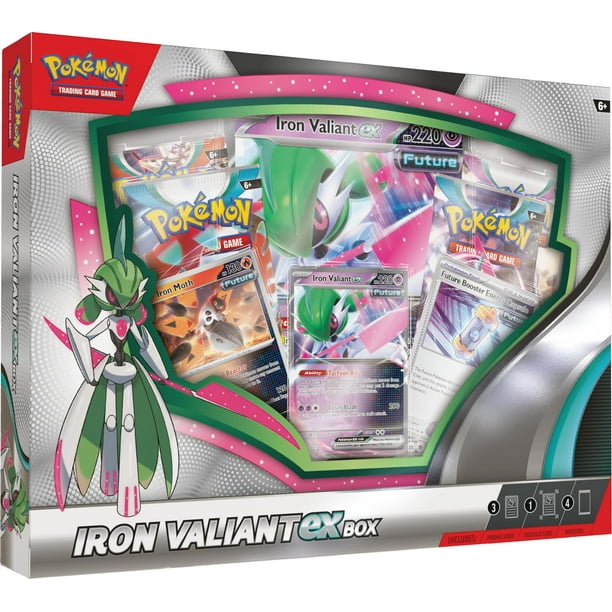 Juego de cartas coleccionables Pokemon Iron Valiant ex Box