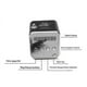 thumbnail image 5 of TD-V26 Digital Portable Mini Fm Radio Receiver Black, 5 of 5