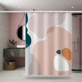 thumbnail image 3 of Boho Shower Curtain Abstract Shower Curtain Mountain Shower Curtains for Bathroom Shower Curtain Set Waterproof Fabric Shower Curtains Boho Bathroom Set (72 x 72 Inches), 3 of 5