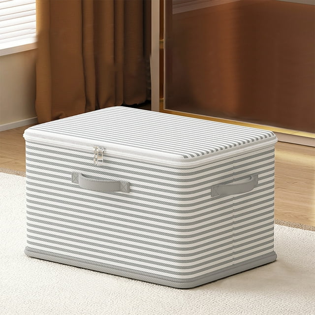 Naittoop Clothes Storage Bag Wardrobe Sorting Storage Box Portable Storage Bag Winter Cup Storage Box Indoor