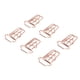 thumbnail image 5 of 100 clips de papel innovadores con forma de taza de café rosa, miniclips de metal reutilizables para oficina, escuela, hogar, 5 of 9