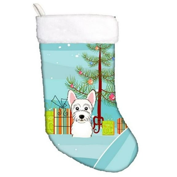 Christmas Tree & Westie Christmas Stocking