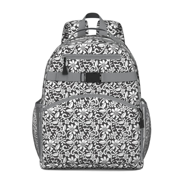 Blossom and Nature Inspired Student Backpack Durable School Backpack with Adjustable Straps and Chest Buckle Water-resistant Lightweight Bookbag for Daily Use