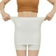 thumbnail image 4 of Pantalones cortos de seguridad de doble capa con cintura alta para mujeres y niñas blanco de gran tamaño grande, 4 of 9