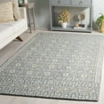 thumbnail image 2 of SAFAVIEH Micro-Loop Blazhe Floral Area Rug, Silver/Ivory, 5' x 5' Square, 2 of 10