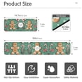 thumbnail image 3 of Yayeee Faucet Mat for Kitchen Sink 30" Diatomite Long Splash Guard Pad, Christmas Gingerbread, 3 of 7