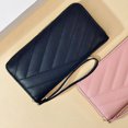 thumbnail image 5 of Carteras para mujer,Cartera plegable de cuero PU,Bolsillo para monedas con cremallera de gran capacidad, 5 of 5