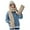 Beige, variant on Women's 3-in-1 Scarf Gloves Set, Thermal Fleece Lined Winter Accessories with Ear Protection, Cold Weather Plush Hat Scarf Mittens for Outdoor Activities