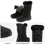 DREAM PAIRS Women's Warm Faux Fur Lined Mid Calf Winter Snow Boots ...