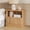Natural wood color, variant on 4 Ever Winner 23" Walnut Nightstand with Drawer & Storage, Wooden Large End Table for Bedroom Living Room