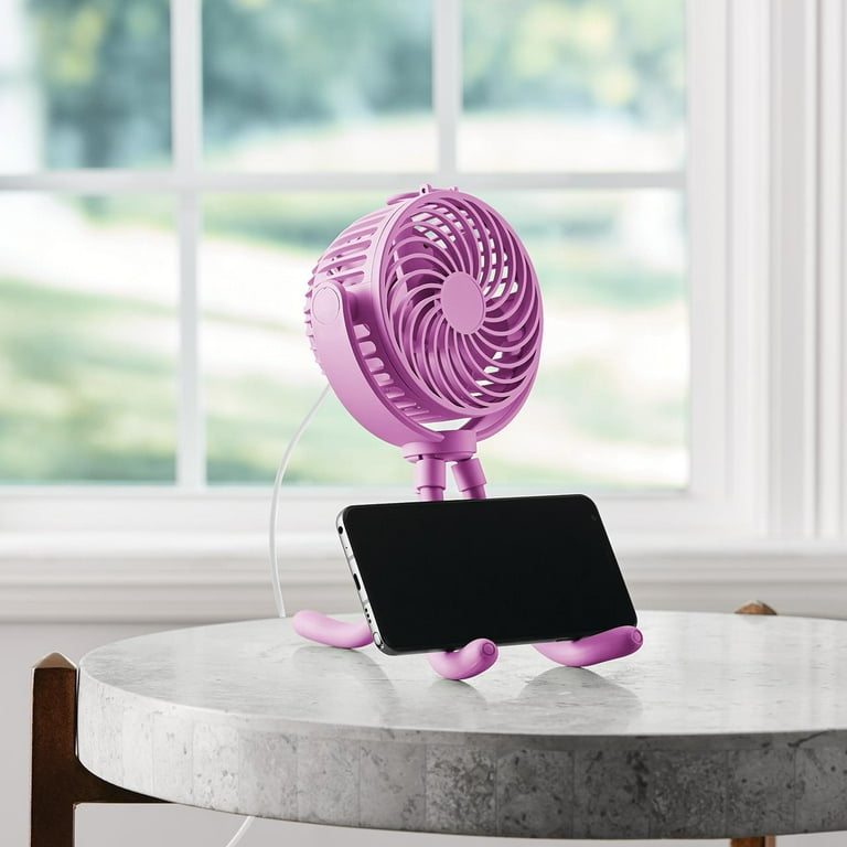 Purple sale desk fan