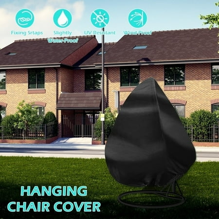 Furniture With Wicker Baskets Couple Outdoor Garden Rattan Wicker Double Basket Swing Seat Chair Waterproof Furniture Cover ()