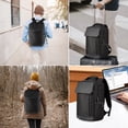 thumbnail image 6 of 15.6" Travel Laptop Backpack for Adult Carry On Backpack Flight Approved for Work Business College Laptop Bag,GB00595-Black, 6 of 7