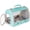 Green, variant on Halinfer Small Bird Travel Carrier Cage, Portable Transparent Carry Bag with Perch for Parrot Budgies Parakeet