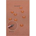 thumbnail image 5 of Alfombrilla protectora de escritorio de cuero sintético de corcho natural para ratón óptico de juegos extendido, 5 of 5