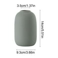 thumbnail image 3 of Ceramic Flower Vase for Home Decor, Elegant Matte Finish Tabletop Vase, Perfect for Fresh & Artificial Flowers, Wedding Centerpiece, Housewarming Gift, Sturdy & Stylish Decorative Vase (10x17.5cm), 3 of 6